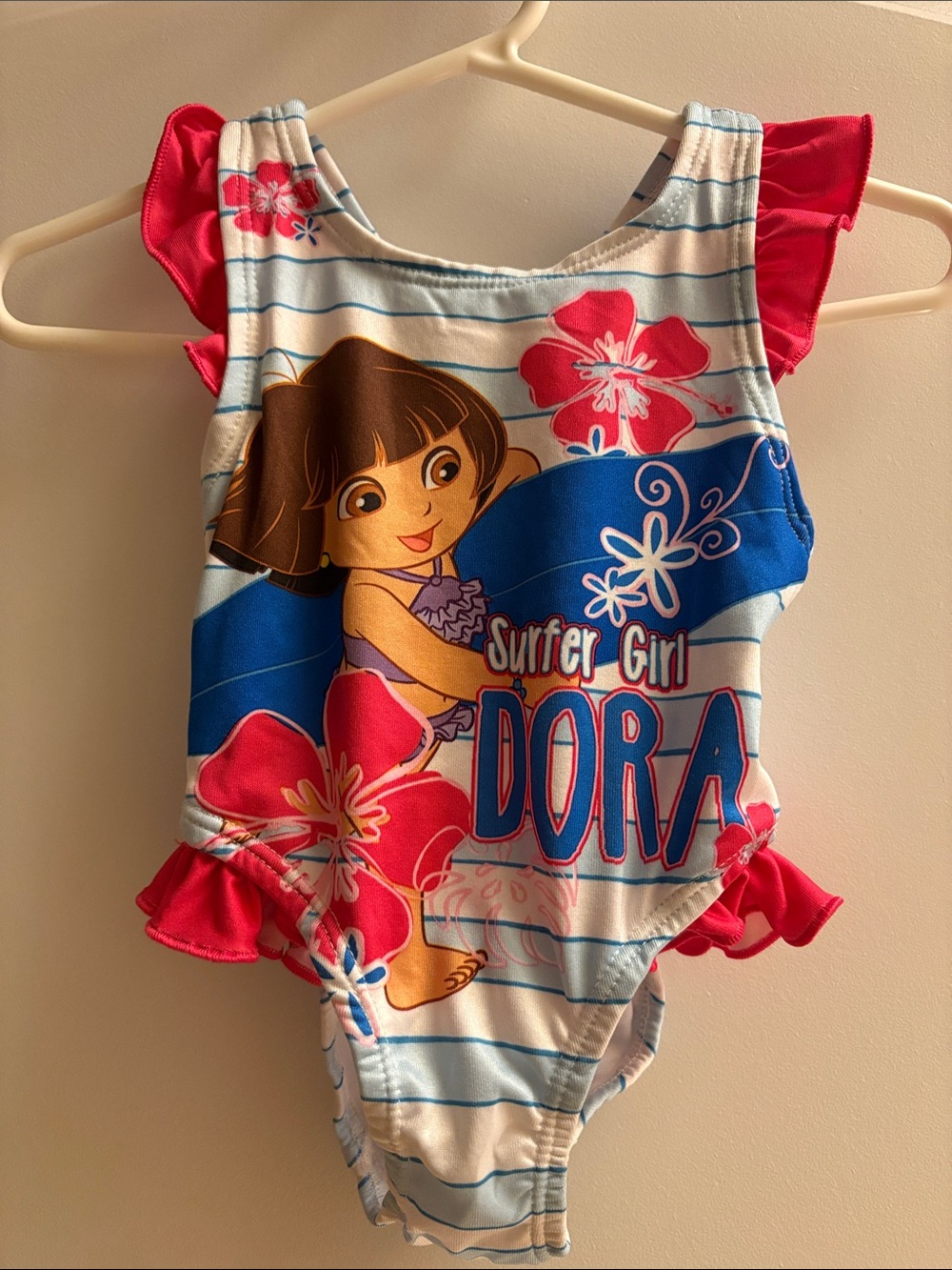 Nickelodeon Dora Surfer Girl One-Piece Swimsuit - Size 12m